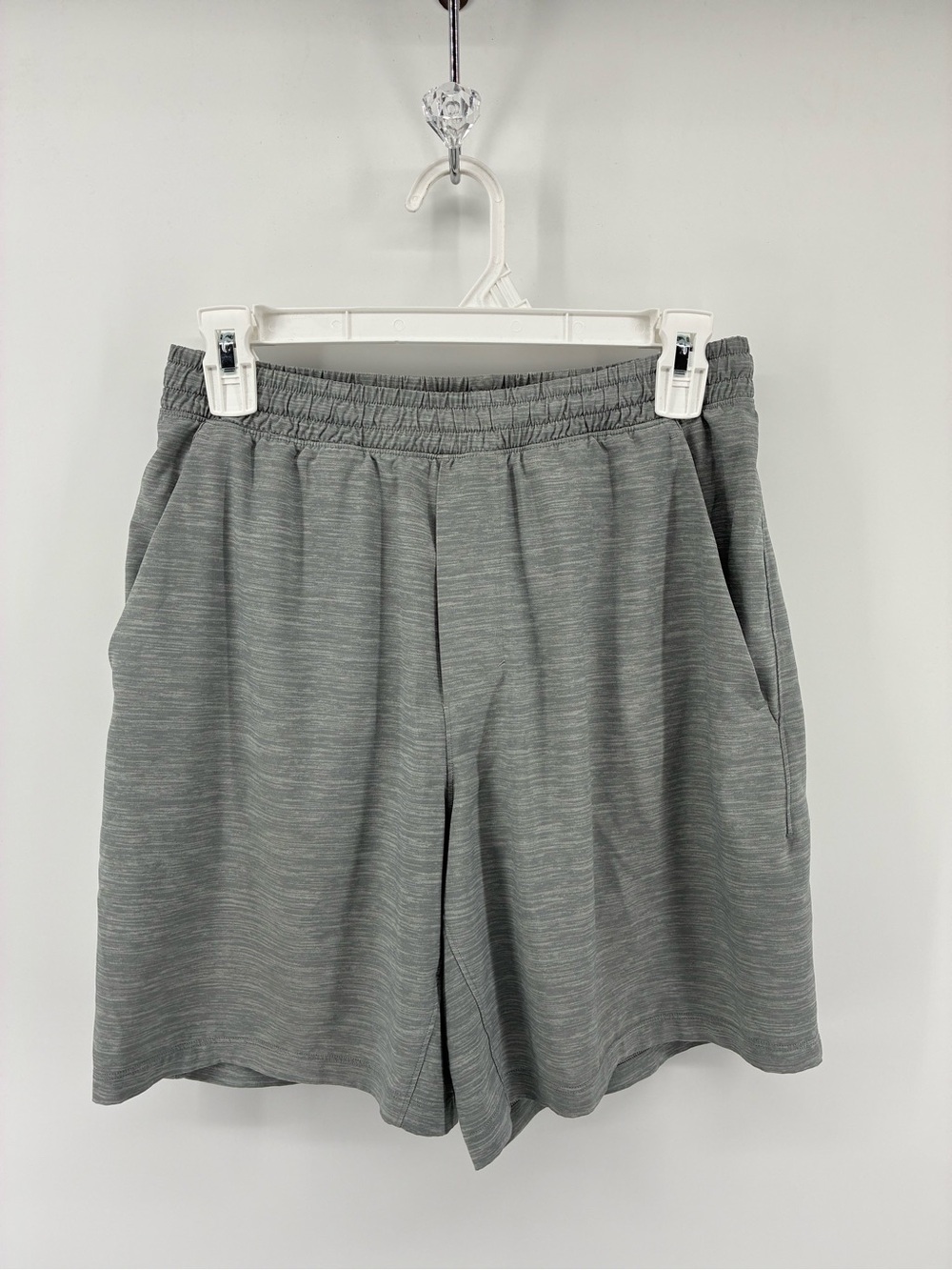 lululemon athletica Men's Heather Gray Athletic Shorts